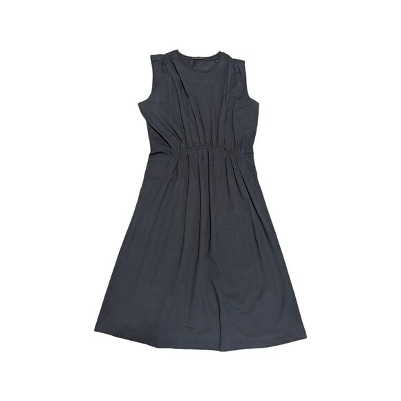 ATM Anthony Thomas Melillo Gathered Stretch Pima Cotton Jersey Mini Dress Blue - Picture 2 of 6